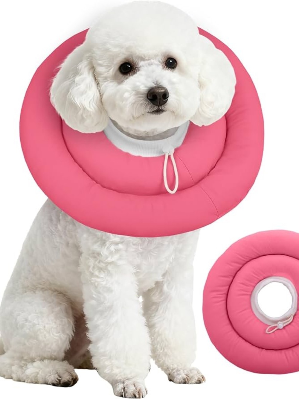 Hot Pink Soft Dog Collar for Post Surgery